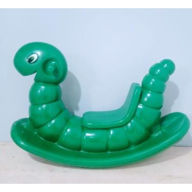 Imagem de Gangorra Nhoca Lagartinha Verde Bandeira - Diversão Kids