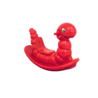 Imagem de Brinquedo Gangorra Nhoca Lagartinha Vermelha - Diversão Kids