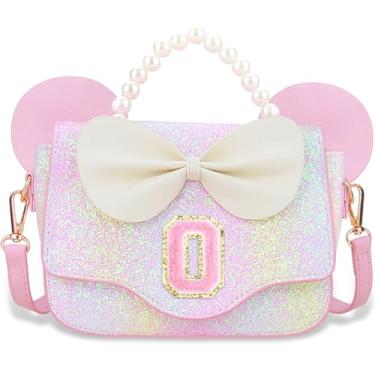 Imagem de Luchike Presentes de aniversário para meninas – Bolsa tiracolo infantil para princesas, presentes de Natal, Rosa - G