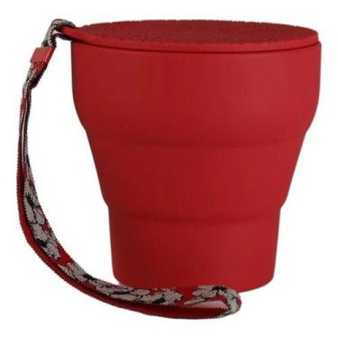 Imagem de Copo Farm Vai E Vem Estampas Variadas Original - ETC, Vermelho Hibis