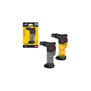 Imagem de Mini Maçarico a Gás Recarregável, Portátil, Butano, 1300°C, Acendimento Automático, ABS, 8cm x 2cm, 42g