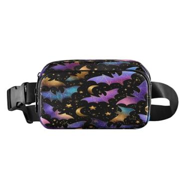 Imagem de CEBUGI Pochetes de caminhada para homens e mulheres, pochetes coloridos modernos resistentes à água com cinto ajustável para treino, viagem, corrida