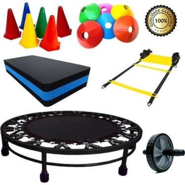 Imagem de Kit Treino Funcional Para Exercício Emagrecer Em Casa - KIT FITNES