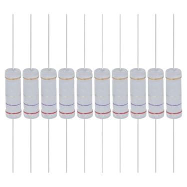 Imagem de YOKIVE 10 resistores de filme de óxido metálico de 0,27 ohm 5 watts, 5% de chumbo axial de resistor de tolerância | À prova de chamas para circuitos eletrônicos DIY, projetos de áudio e vídeo