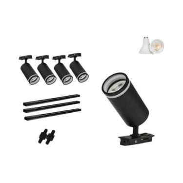 Imagem de Luminária LED GU10 Para Trilho, Holofote De Teto Para Cozinha E Loja D