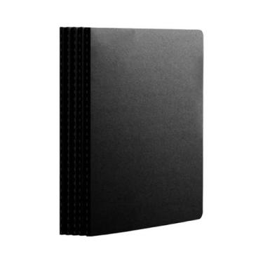 Imagem de Caderno De Papel Kraft Com Capa Preta 5 Peças A5 B5 A4 36 Folhas 72 Pá