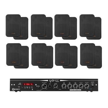 Imagem de Kit Amplificador THS 3600 Taramps + 8 Pares de MSB60N