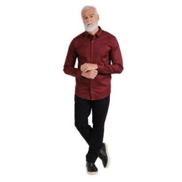 Imagem de Camisa Social Masc. ML Sibra Slim Fit Com Elastano ML3980S-Masculino