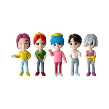 Imagem de Boneca Anime KPop Caçadora De Demônios Rumi Mira Zoi Máscara De Vinil 