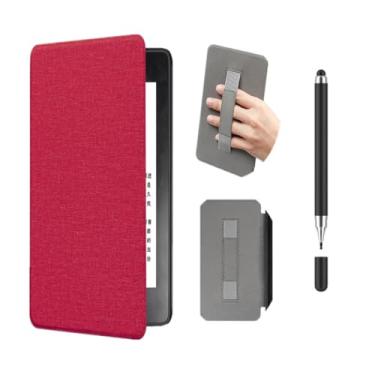 Imagem de Akacy Textura de tecido TPU leve com alça de pulso para Kindle Paperwhite 6,8 (Geração 2021, números de modelo M2L3EK), fina e leve, com despertar/hibernar automático (4)