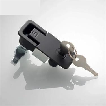 Imagem de Fechadura de chave de armário com alça ou sem chave para armário eletrônico de máquinas-ferramenta de carro caminhão LK1003 1 peça (1-1 com chave)