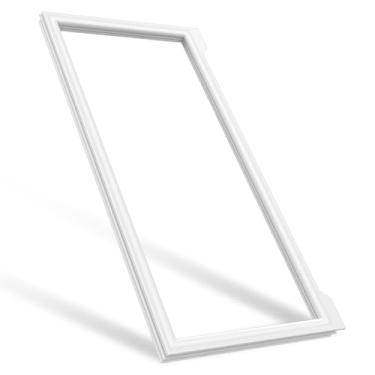 Imagem de Gaxeta de porta de alimentos frescos WR14X29359 atualizada compatível com vedação de porta de geladeira GE 4864378 AP6334067 PS12577785 EAP12577785 Branco