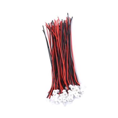 Imagem de AUNMAS 20 Conjuntos de Conectores de Plugue de Fio Duplo, Conectores de Plugue de Fio de Alta Condutividade Com Bainha de PVC de 2 e 3 Pinos para Conexões de Placa de (Conjunto 2Pin masculino e