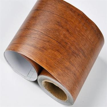 Imagem de GQQGSHOP Faixa autoadesiva de borda de parede de 5 metros à prova d'água, decoração de borda de parede, painéis de parede de PVC, borda de teto, moldura de porta, linha de cintura, decoração de