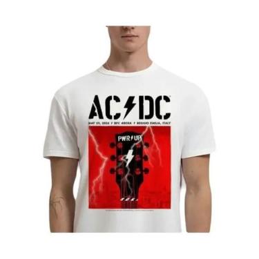 Imagem de Camiseta Clássica AC DC PWR up Tour Europa 2025 Hannover Alemanha Com 