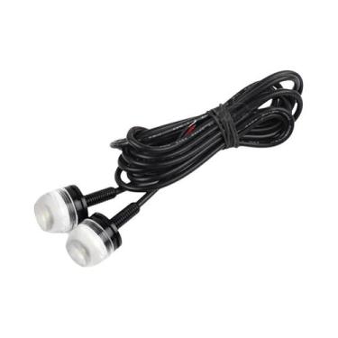 Imagem de Luz Traseira LED 12V Para Motocicleta, 2 Peças, Lâmpada Olho De Águia,