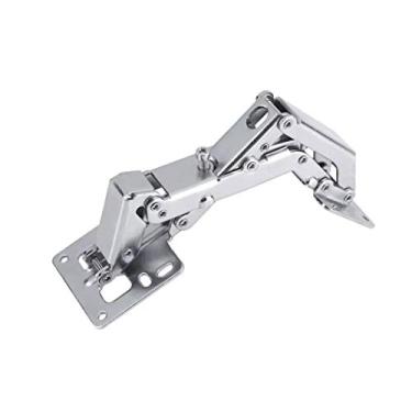 Imagem de Dobradiça hidráulica de portas de armário de móveis de 170 graus com parafusos dobradiças hidráulicas de porta de fechamento suave e lento