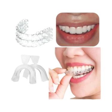 Imagem de Protetor Bucal Noturno Anti Ronco E Bruxismo (2/4 Peças) - Auxílio Par