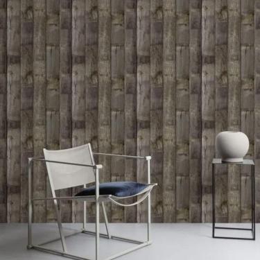 Imagem de Papel De Parede Wanderlust Madeira Marrom 10m X 0.53m