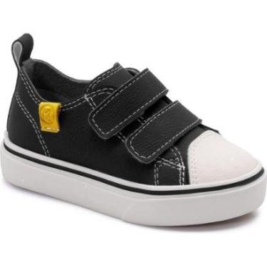 Imagem de Tênis Infantil Menino Tiras Auto Colantes Ajustável Confortável Macio Leve Escolar Passeio Estiloso-Masculino