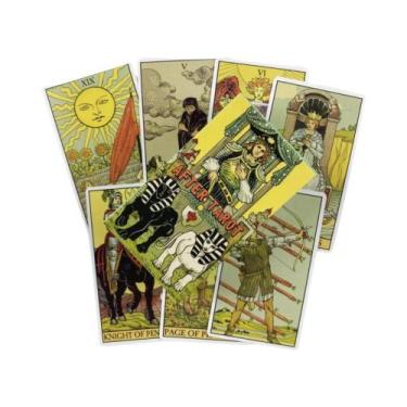 Imagem de Jogo De Cartas De Tarô Neon Rider, Versão Em Inglês, Jogo De Tabuleiro