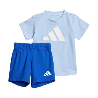 Imagem de Conjunto Adidas Big Logo Infantil - Azul 2-3-Unissex