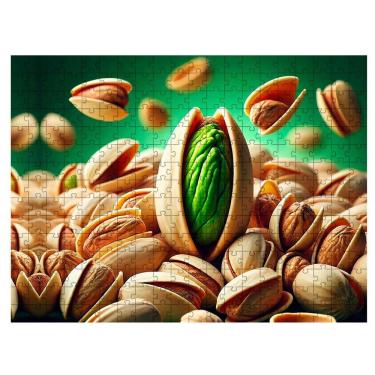 Imagem de Quebra-cabeça Pistache Abstract De 300 Peças Em Mdf