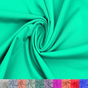 Imagem de Stylish FABRIC 157,5 cm de largura, nylon, elastano, jarda opaca - 185 g/m2, peso médio, respirável, tecido elástico em 4 direções para vestuário, roupas ativas, esportes, ioga e faça você mesmo,