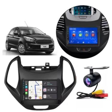 Imagem de Central Multimídia 2 Din Mp5 Ford Ka Câmera Moldura Tela Pt
