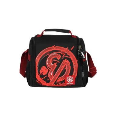 Imagem de Lancheira Enaldinho Térmico YouTuber Meninos Escolar Juvenil, Vermelho