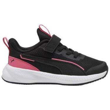 Imagem de Tênis Puma Flyer Runneing 3 Infantil Preto e Rosa-Unissex