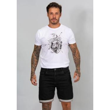 Imagem de Bermuda Jeans Confort Elegance - RED FEATHER, 42, Black