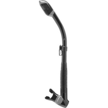 Imagem de Snorkel de Mergulho Cressi Supernova Dry, Preto, Cinza