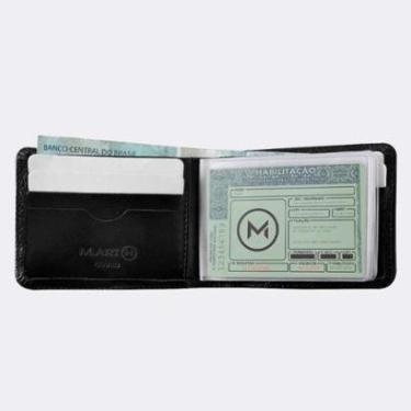 Imagem de Carteira Couro Legítimo CNH Masculina M.Art 61-Masculino