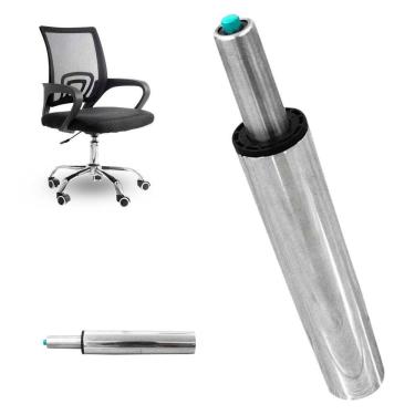Imagem de Pistao Gas Cadeira Escritorio Regulagem Ajuste de Altura Home Office Casa Trabalho Estudo Cromado Resistente