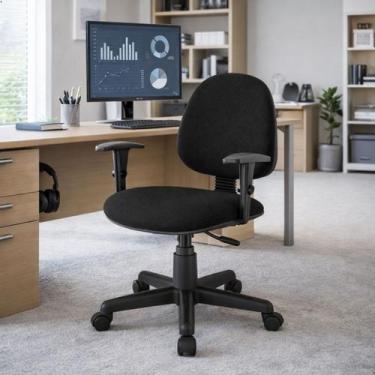 Imagem de Cadeira Executiva Giratória Escritório Ergonômica Com Braço - Escritex