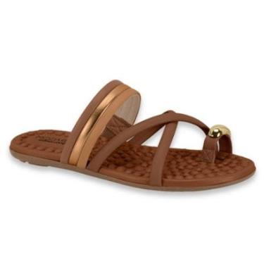 Imagem de Chinelo Tamanco Feminino Modare Slide Confortavel Massageador Ortopédico Ref: 7163.135-...