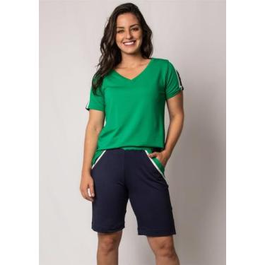 Imagem de Shorts Pau a Pique Moletinho Azul Marinho, Azul marinho, G