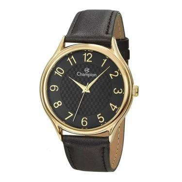 Imagem de Relógio CHAMPION feminino dourado preto analogico CH22706P