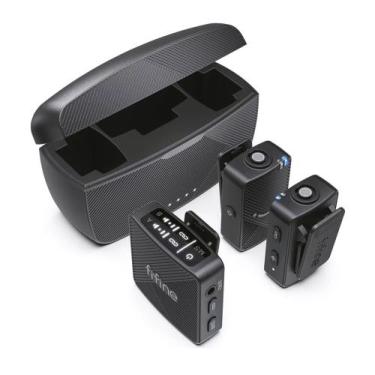 Imagem de Microfone de lapela sem fio Fifine M9, para iPhone/Android/câmera 2.4G