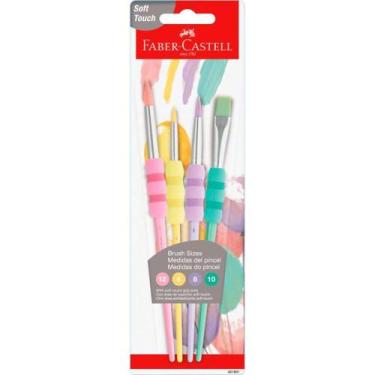 Imagem de Kit pincel Faber Castell soft touch pastel