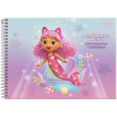 Imagem de Caderno Cartografia Capa Dura Casa Mágica da Gabby Foroni, Rosa