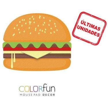 Imagem de Mousepad / Imã Decorativo ColorFun Cheeseburguer - Reliza