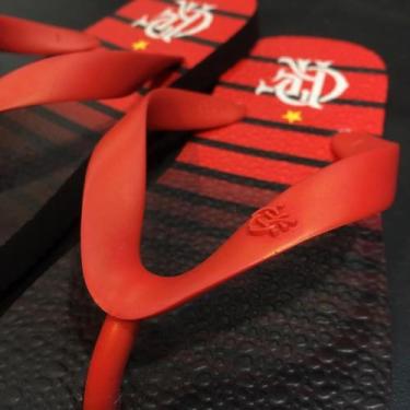 Imagem de Flab 0082 fla manto 3 listrado pto/verm - Flamengo