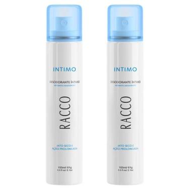 Imagem de Kit 2 Desodorante Spray Jato Seco Intimo Racco 1015