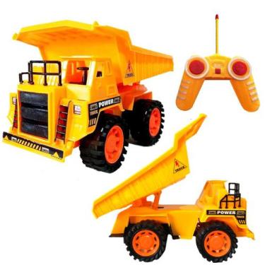 Imagem de Caminhão Trator de Terra 4x4 Controle Remoto Recarregável - Futuro Kid