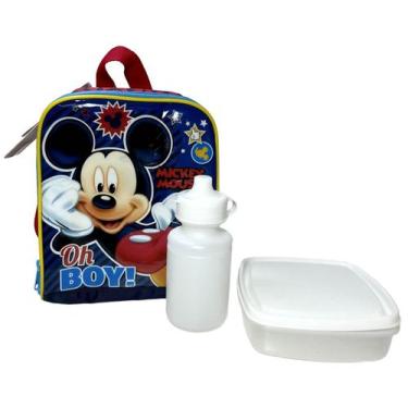 Imagem de Lancheira Escolar Térmica Personagem Infantil Mickey Mouse - Disney - 