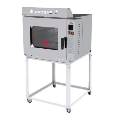 Imagem de Forno Turbo Elétrico Progás Inox PRP-5000ELET 5 Esteiras Controle Digital com Vapor 380V