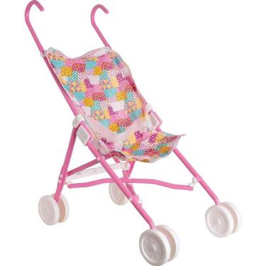 Imagem de Carrinho de Boneca do Bebê Desmontável de Plástico para Crianças a Partir de 3 Anos Samba Toys