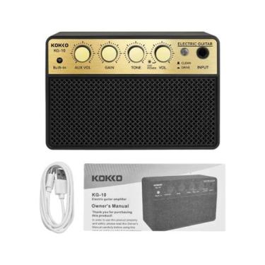 Imagem de Mini Amplificador KOKKO KG 10 Bluetooth 10W para Guitarra Elétrica, Pr